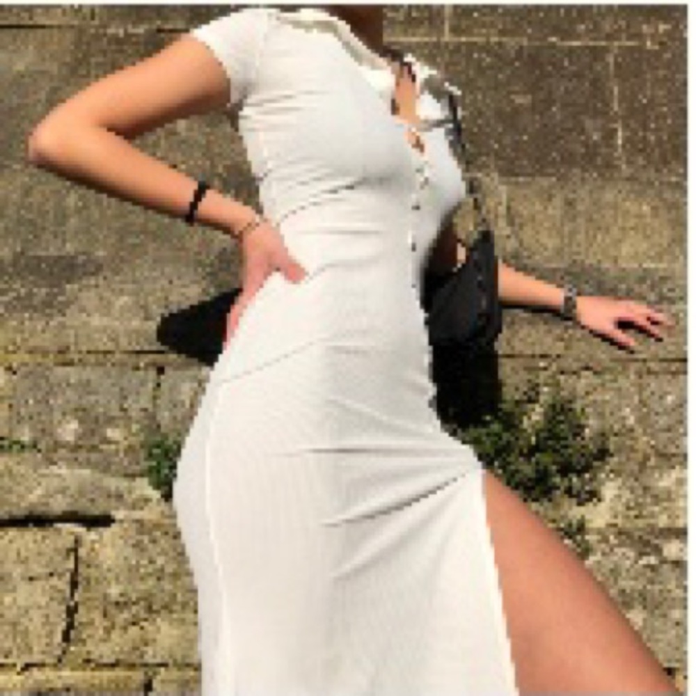 Rumi Ribbed Shirt Dress